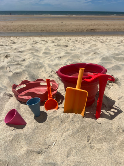 KIT BRINQUEDOS PRAIA COMPACTO 7 em 1