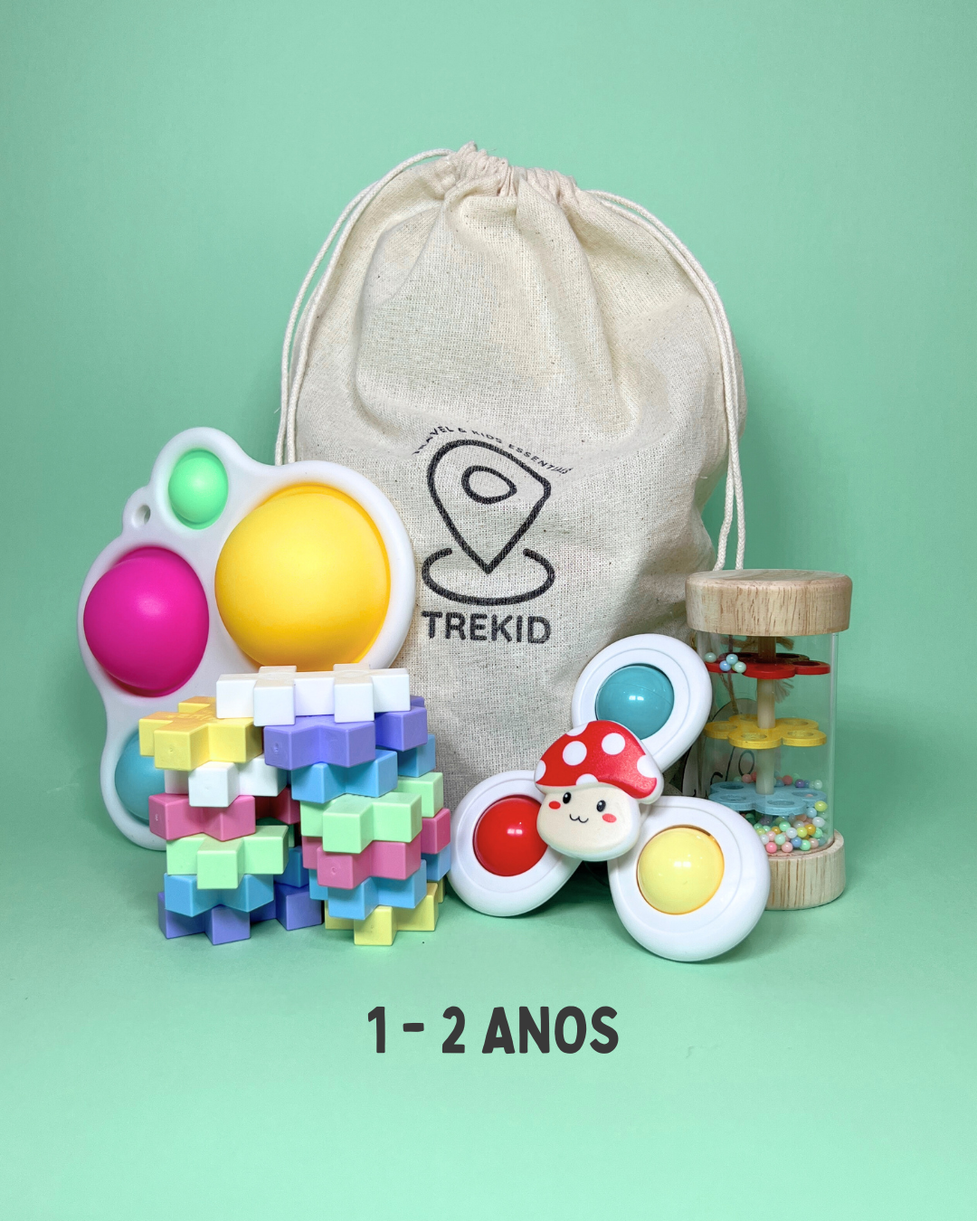 KIT BRINQUEDOS PORTÁTIL 1+