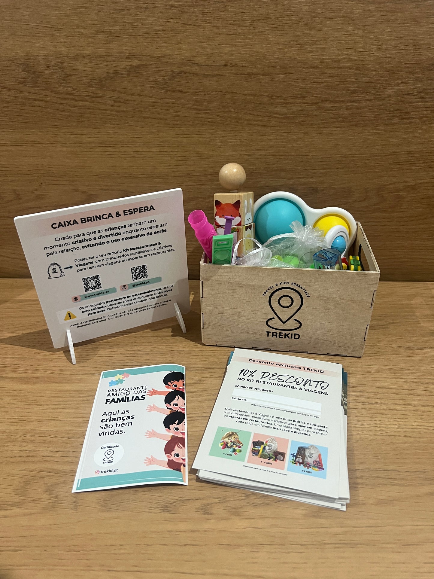 Caixa Brinca & Espera