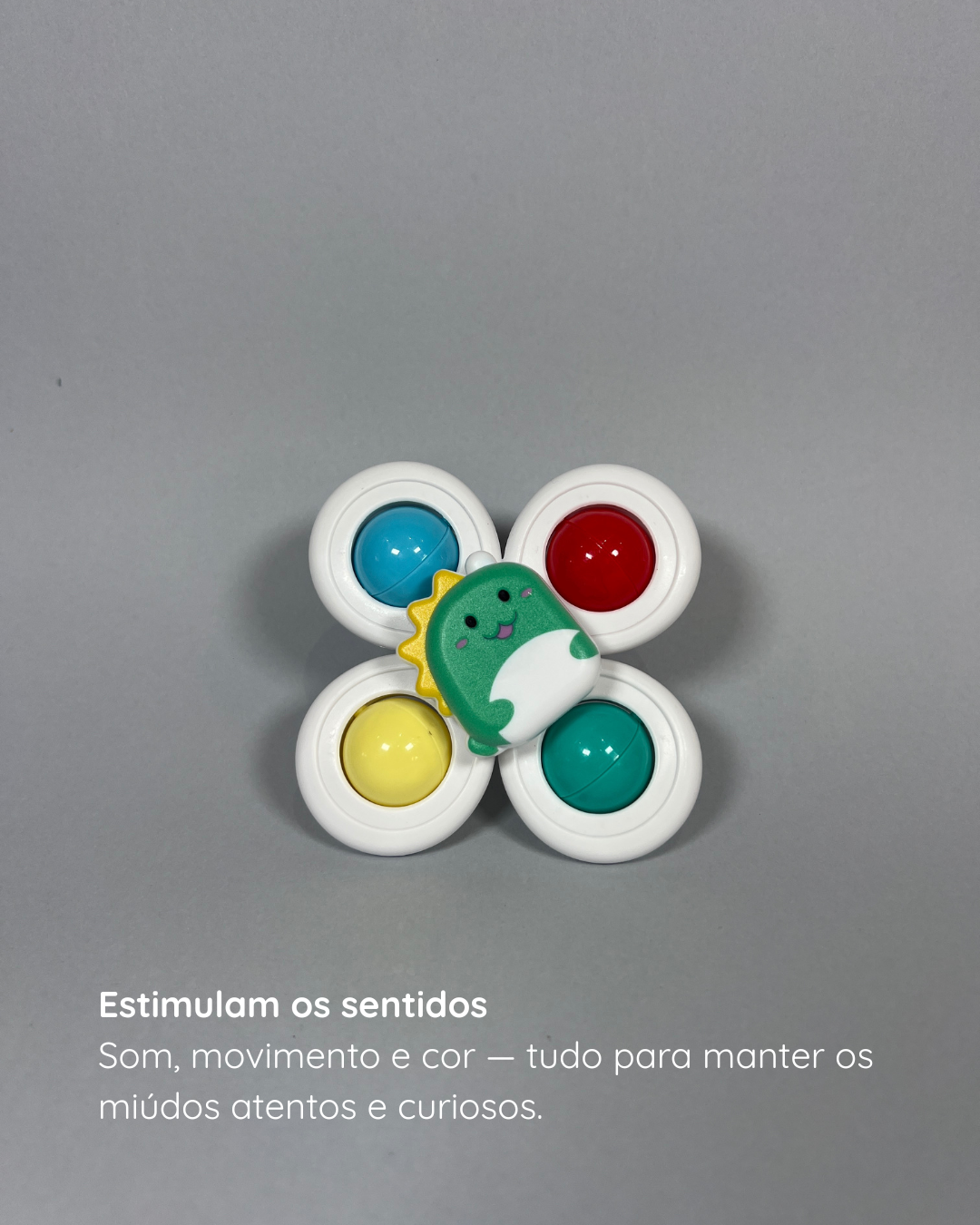 Brinquedo Giratório com Ventosa