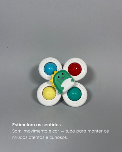 Brinquedo Giratório com Ventosa