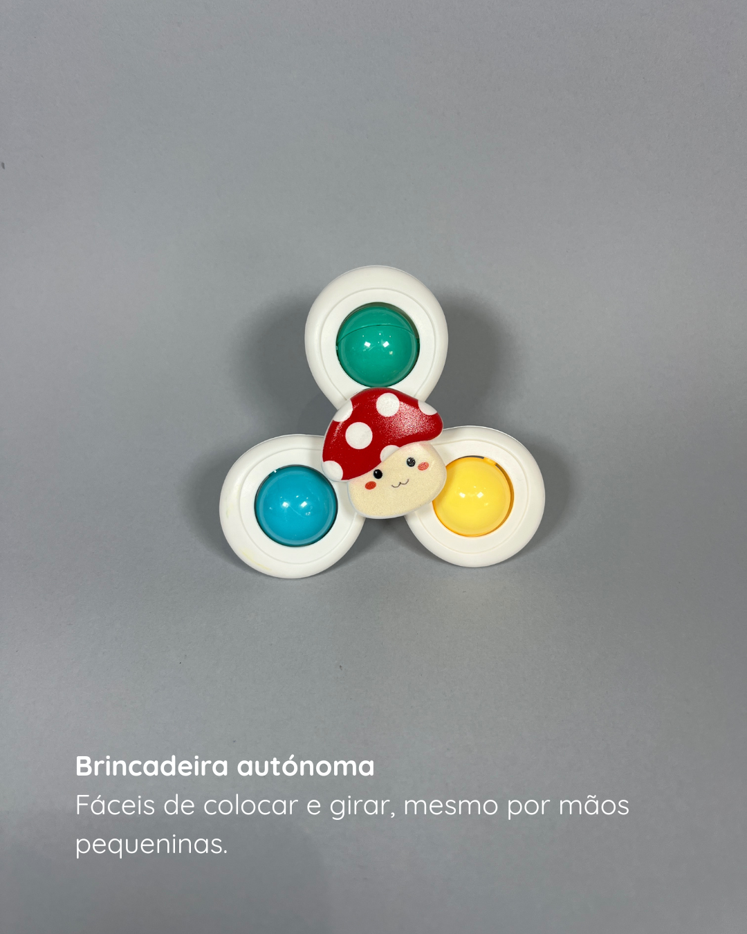 Brinquedo Giratório com Ventosa