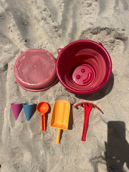 KIT BRINQUEDOS PRAIA COMPACTO 7 em 1