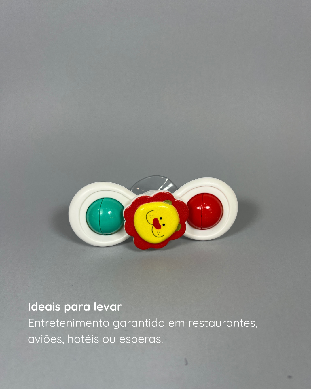 Brinquedo Giratório com Ventosa