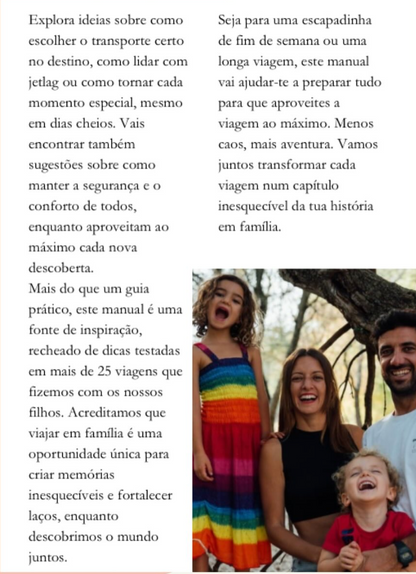 MANUAL DIGITAL (EBOOK) "Descomplicar viagens em família"