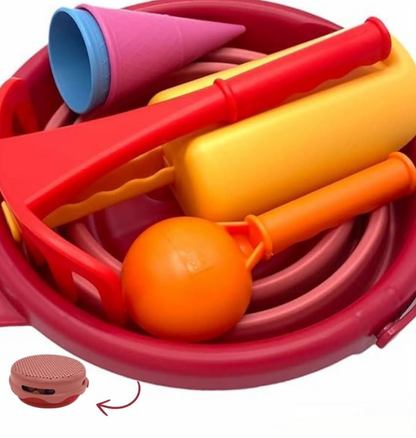 KIT BRINQUEDOS PRAIA COMPACTO 7 em 1