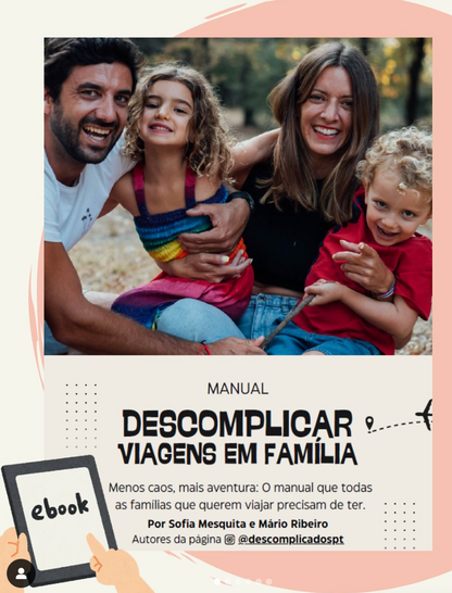 MANUAL DIGITAL (EBOOK) "Descomplicar viagens em família"
