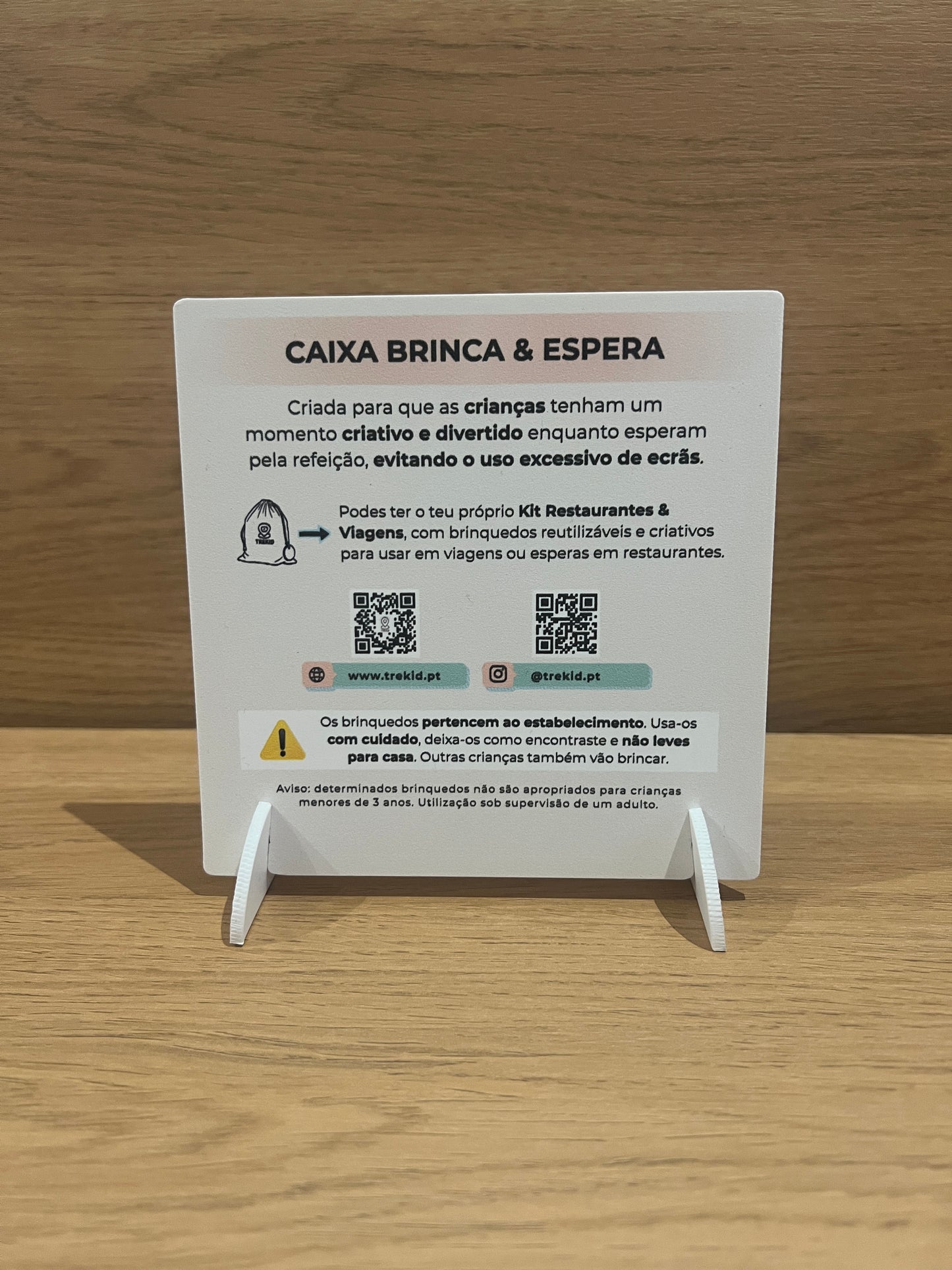 Caixa Brinca & Espera